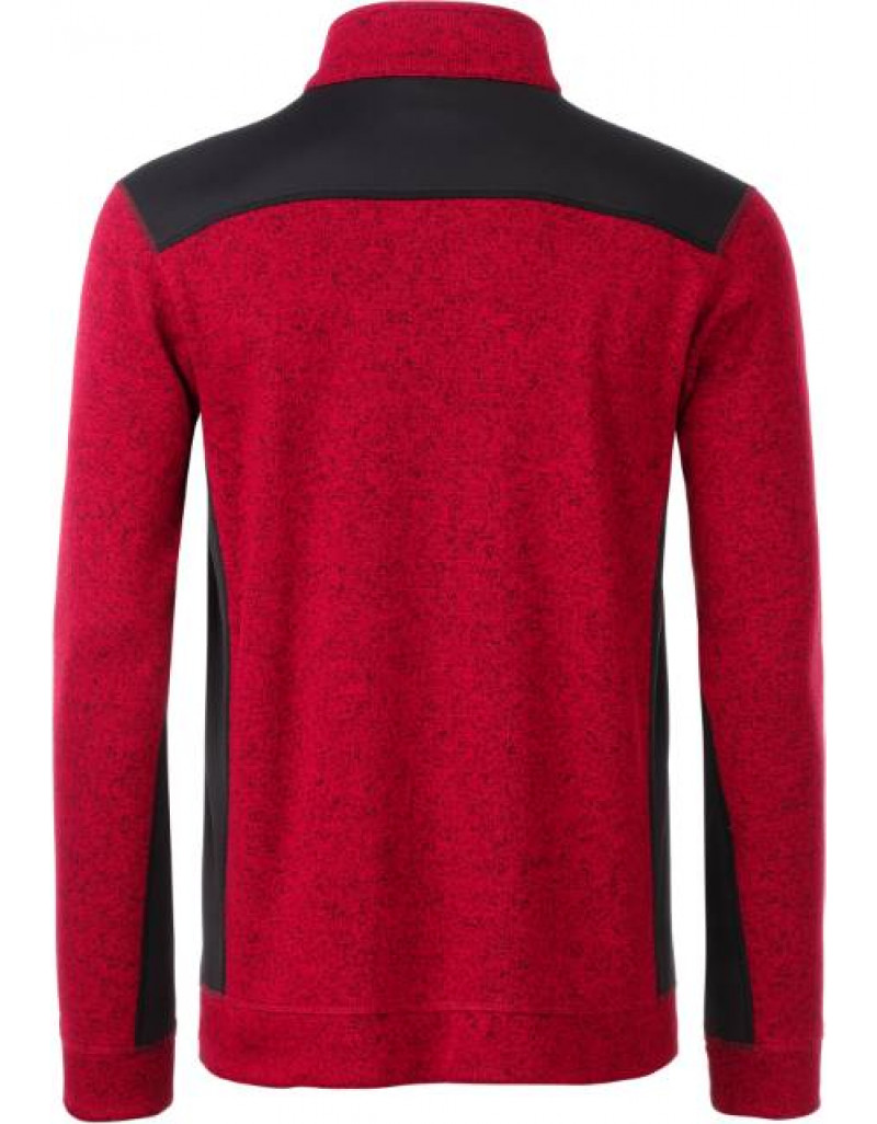 Îmbrăcăminte de lucru pentru bărbați, din fleece tricotat, cu fermoar 1/2 - rezistentă